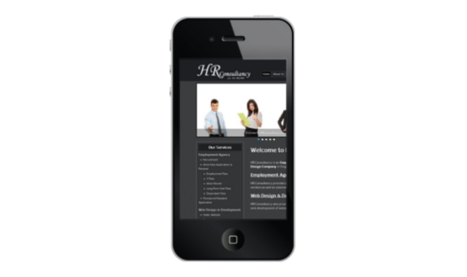 Responsive Web Design in Phone: Desktop Portrait view