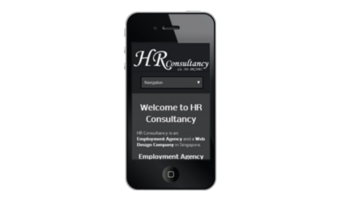 Responsive Web Design in Phone: Mobile Portrait view